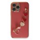 Newface iPhone 13 Pro Max Kılıf Esila Silikon - Kırmızı