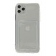 Newface iPhone 11 Pro Max Kılıf Kart Şeffaf Silikon - Şeffaf