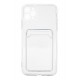 Newface iPhone 11 Pro Max Kılıf Kart Şeffaf Silikon - Şeffaf
