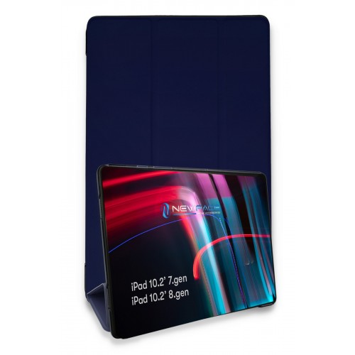 Newface iPad 10.2 (7.nesil) Kılıf Tablet Smart Kılıf - Lacivert