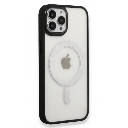Newface iPhone 13 Pro Kılıf Room Magneticsafe Silikon - Siyah