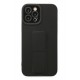Newface iPhone 12 Pro Max Kılıf Mega Standlı Silikon - Siyah