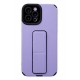 Newface iPhone 12 Pro Max Kılıf Mega Standlı Silikon - Lila