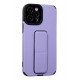 Newface iPhone 12 Pro Max Kılıf Mega Standlı Silikon - Lila