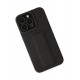 Newface iPhone 13 Pro Max Kılıf Mega Standlı Silikon - Siyah