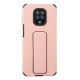 Newface Xiaomi Redmi Note 9 Pro Kılıf Mega Standlı Silikon - Pudra