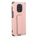 Newface Xiaomi Redmi Note 9 Pro Kılıf Mega Standlı Silikon - Pudra
