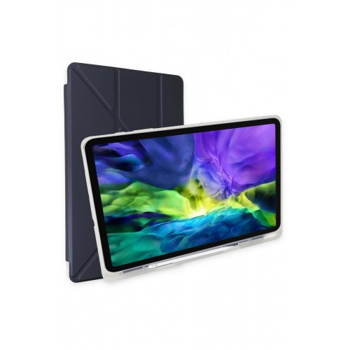 Newface iPad Air 2 9.7 Kılıf Kalemlikli Mars Tablet Kılıfı - Lacivert