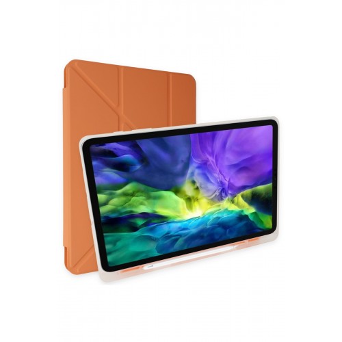 Newface iPad Air 2 9.7 Kılıf Kalemlikli Mars Tablet Kılıfı - Turuncu
