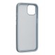 Newface iPhone 12 Kılıf Asya Deri Silikon - Sierra Blue