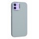 Newface iPhone 12 Kılıf Asya Deri Silikon - Sierra Blue