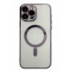 Newface iPhone 14 Pro Kılıf Magneticsafe Lazer Silikon - Mor