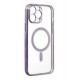 Newface iPhone 14 Pro Kılıf Magneticsafe Lazer Silikon - Mor
