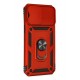 Newface iPhone 14 Pro Kılıf Pars Lens Yüzüklü Silikon - Kırmızı