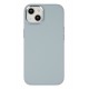 Newface iPhone 14 Plus Kılıf Asya Deri Silikon - Sierra Blue