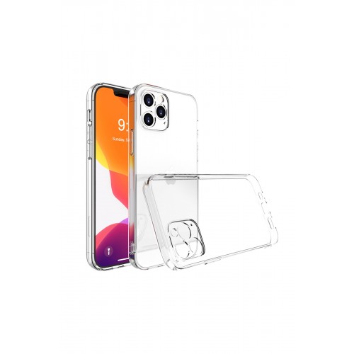 Newface iPhone 14 Pro Kılıf Lüx Şeffaf Silikon
