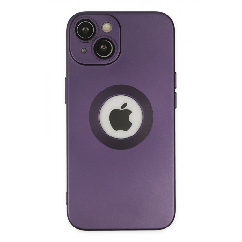 Newface iPhone 14 Plus Kılıf Vamos Lens Silikon - Mor