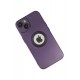 Newface iPhone 14 Plus Kılıf Vamos Lens Silikon - Mor