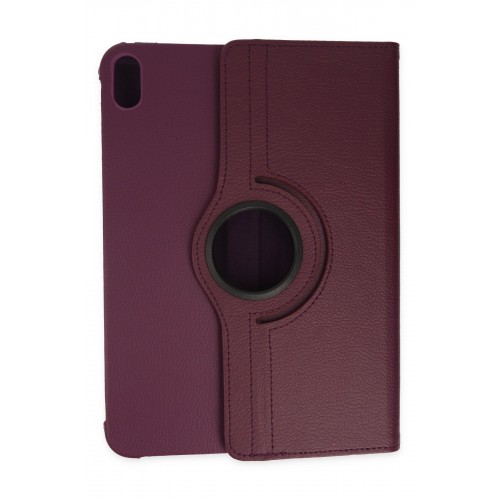 Newface iPad 2022 10.9 (10.nesil) Kılıf 360 Tablet Deri  Kılıf - Mürdüm