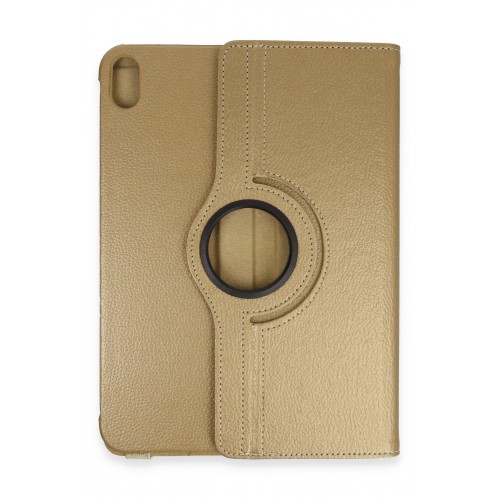 Newface iPad 2022 10.9 (10.nesil) Kılıf 360 Tablet Deri  Kılıf - Gold