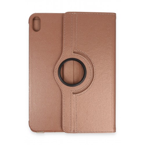 Newface iPad 2022 10.9 (10.nesil) Kılıf 360 Tablet Deri  Kılıf - Rose Gold