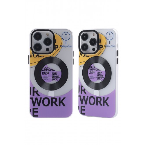 Newface iPhone 12 Pro Max Kılıf Apollo Magneticsafe Desenli Kapak - Apollo Şeffaf - 6