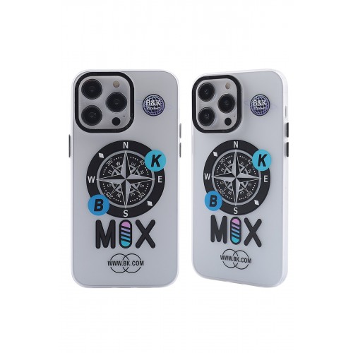 Newface iPhone 14 Pro Kılıf Apollo Magneticsafe Desenli Kapak - Apollo Şeffaf - 3