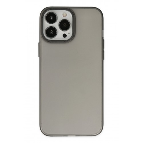 Newface iPhone 13 Pro Kılıf Modos Metal Kapak - Siyah