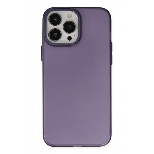 Newface iPhone 13 Pro Kılıf Modos Metal Kapak - Derin Mor