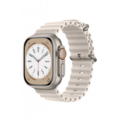 Newface Apple Watch 41mm Ocean Kordon - Krem