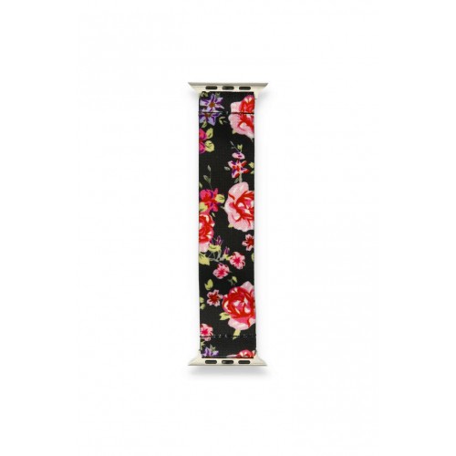 Newface Apple Watch Ultra 49mm Desenli Lastikli Kordon - Desen 4
