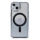 Newface iPhone 14 Kılıf Joke Simli Magneticsafe Kılıf - Mavi