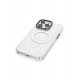 Newface iPhone 14 Pro Max Kılıf Dinamik Magneticsafe Silikon - Şeffaf