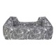 Pet Comfort Alpha Merta Siyah-Beyaz Köpek Yatağı L 85x105cm