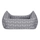 Pet Comfort Uniform Bone Gri-Beyaz Kedi ve Köpek Yatağı S 50x60cm