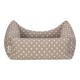 Pet Comfort Uniform Bej Puantiyeli Kedi ve Köpek Yatağı XS 40x50cm