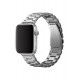 Newface Apple Watch 45mm Metal Baklalı Kordon - Gümüş