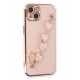 Newface iPhone 14 Kılıf Esila Silikon - Pudra