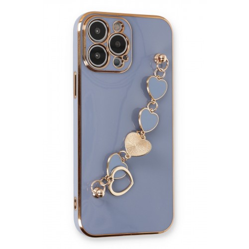 Newface iPhone 14 Pro Max Kılıf Esila Silikon - Gri