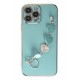 Newface iPhone 13 Pro Kılıf Esila Silikon - Su Yeşili