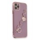 Newface iPhone 11 Pro Max Kılıf Esila Silikon - Mor
