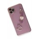 Newface iPhone 11 Pro Max Kılıf Esila Silikon - Mor