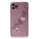Newface iPhone 11 Pro Max Kılıf Esila Silikon - Mor