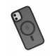 Newface iPhone 11 Kılıf Trex Magneticsafe Kapak - Siyah
