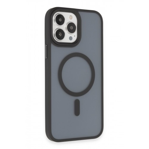 Newface iPhone 14 Pro Kılıf Trex Magneticsafe Kapak - Siyah
