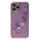 Newface iPhone 13 Pro Kılıf Esila Silikon - Mor