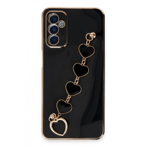Newface Samsung Galaxy A14 4G Kılıf Esila Silikon - Siyah