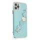 Newface iPhone 11 Pro Max Kılıf Esila Silikon - Su Yeşili
