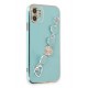 Newface iPhone 12 Kılıf Esila Silikon - Su Yeşili