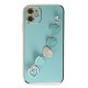 Newface iPhone 12 Kılıf Esila Silikon - Su Yeşili